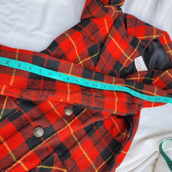 Vintage Pins and Needles plaid blazer 8-10 - Picture 7 of 10
